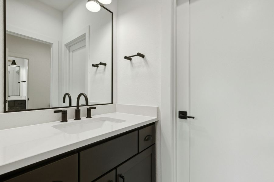 Furnished interior view inside a new home in , Dallas (Image 32).