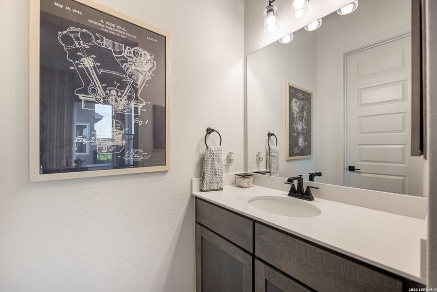 Close-up of interior finishes inside a home in Caliza Reserve, Boerne (Image 20).
