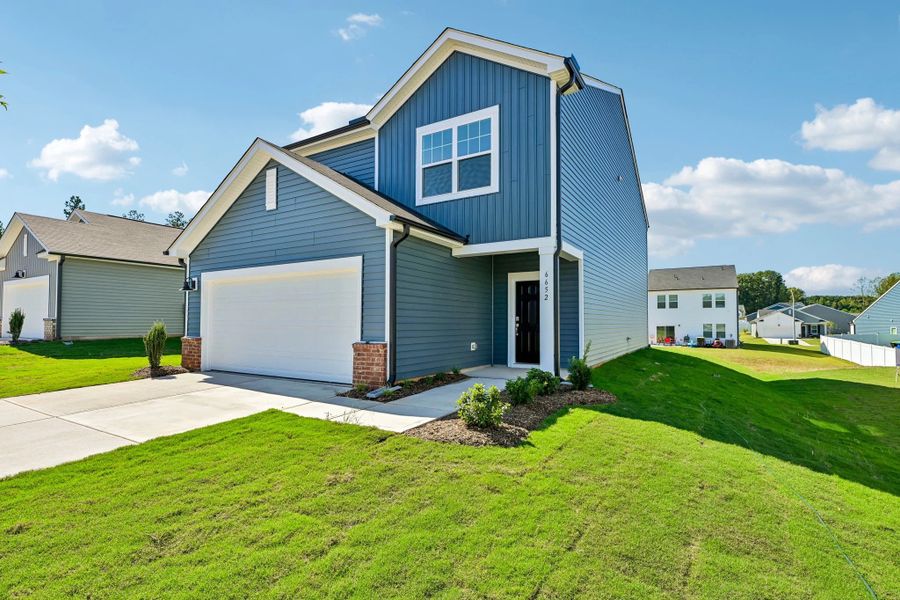 Exterior - Sleek lines and bold contrast make a statement.