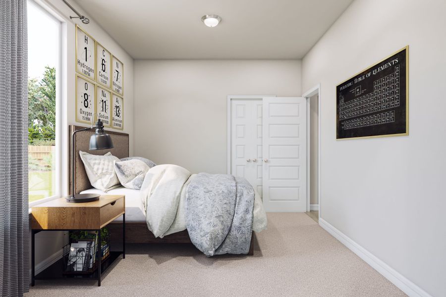 Furnished interior view inside a new home in Woodson’s Reserve, Spring (Image 16).