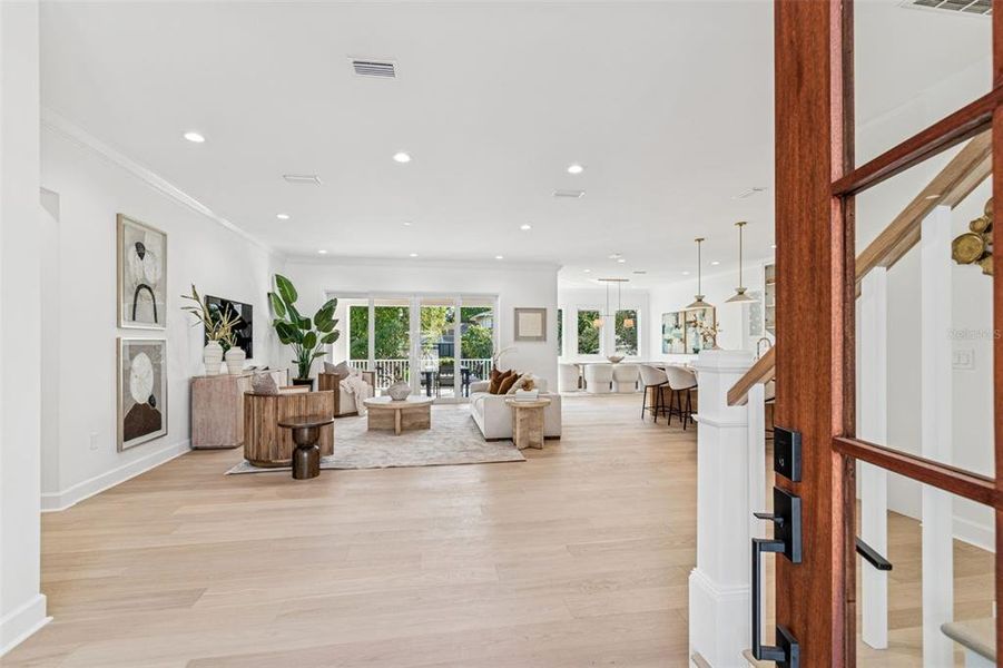 Furnished interior view inside a new home in , Tampa (Image 11).