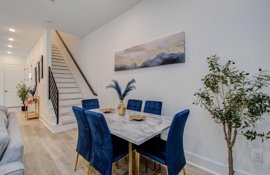 Furnished interior view inside a new home in Benson Street Court, Houston (Image 27).