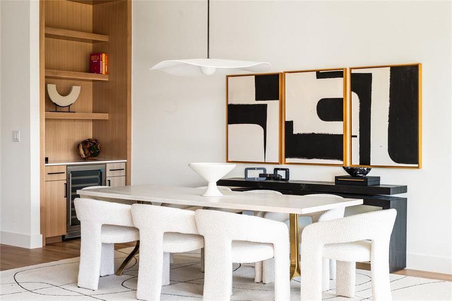 Furnished interior view inside a new home in , Dallas (Image 27).