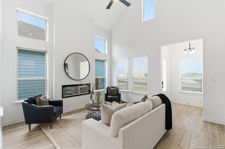 Furnished interior view inside a new home in The Crossvine, Schertz (Image 16).
