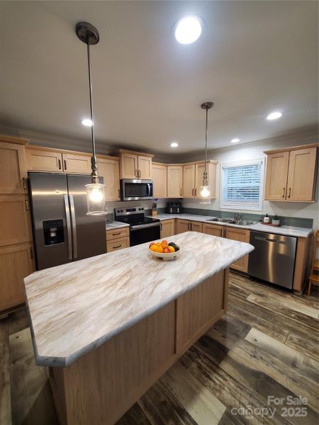 Furnished interior view inside a new home in , Olin (Image 24).