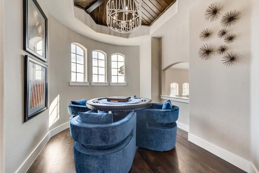 Representative furnished interior of a home built from the Grand Avery II by Grand Homes in Park Place, Prosper (Image 25). Representative furnished interior of a home built from the Grand Avery II by Grand Homes in Park Place, Prosper (Image 25).