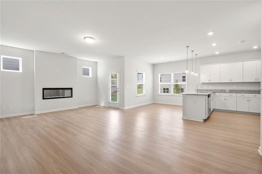 Spacious, unfurnished interior of a new home in The Andros, Dalton (Image 35).