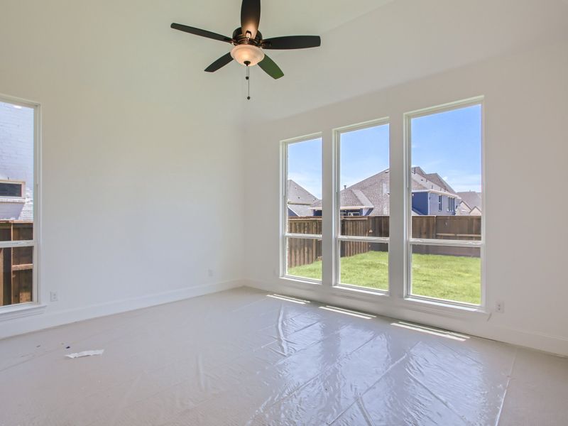 Plan 1708 Main Bedroom Representative Photo