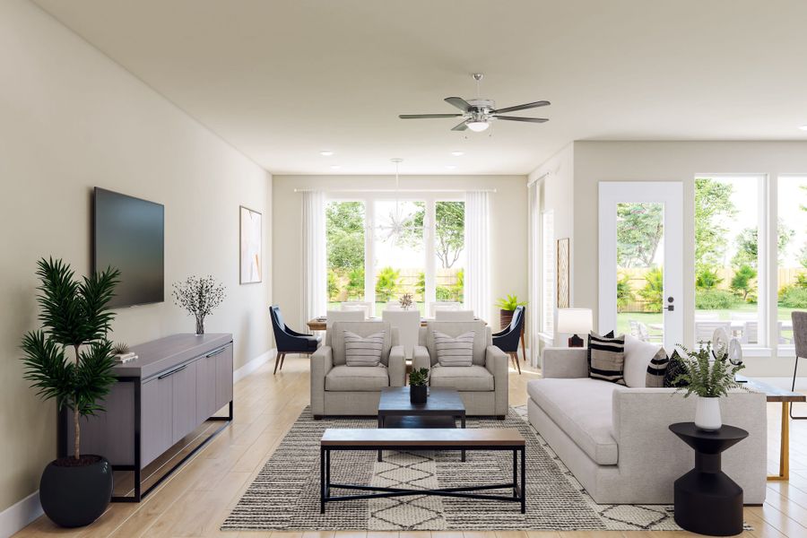 Furnished interior view inside a new home in Clopton Farms, Montgomery (Image 7).