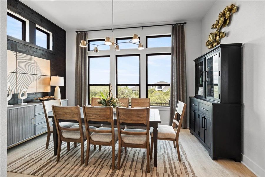 Furnished interior view inside a new home in Sweetwater, Austin (Image 39).