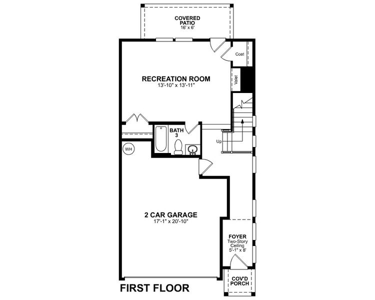 2D floor plan layout for the Brayton by Beazer Homes in The Groves at Myrtle: Myrtle Street, Roswell, GA (Image 2). 2D floor plan layout for the Brayton by Beazer Homes in The Groves at Myrtle: Myrtle Street, Roswell, GA (Image 2).