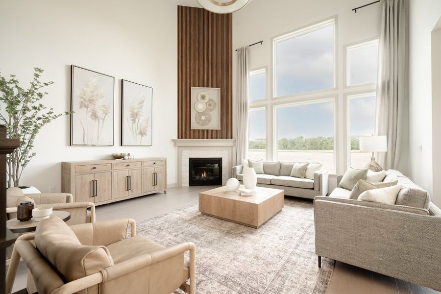 Representative furnished interior of a home built from the Avery by Fischer Homes in Twin Lakes, Hoschton (Image 8).