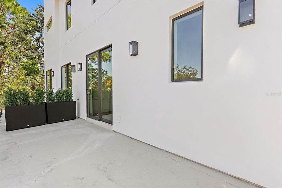 Exterior details and patio area of a home in , Tampa (Image 3). Exterior details and patio area of a home in , Tampa (Image 3).
