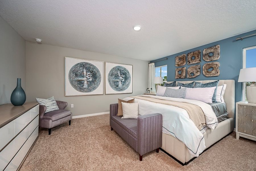 Furnished interior view inside a new home in Scenic Terrace, Haines City (Image 17).