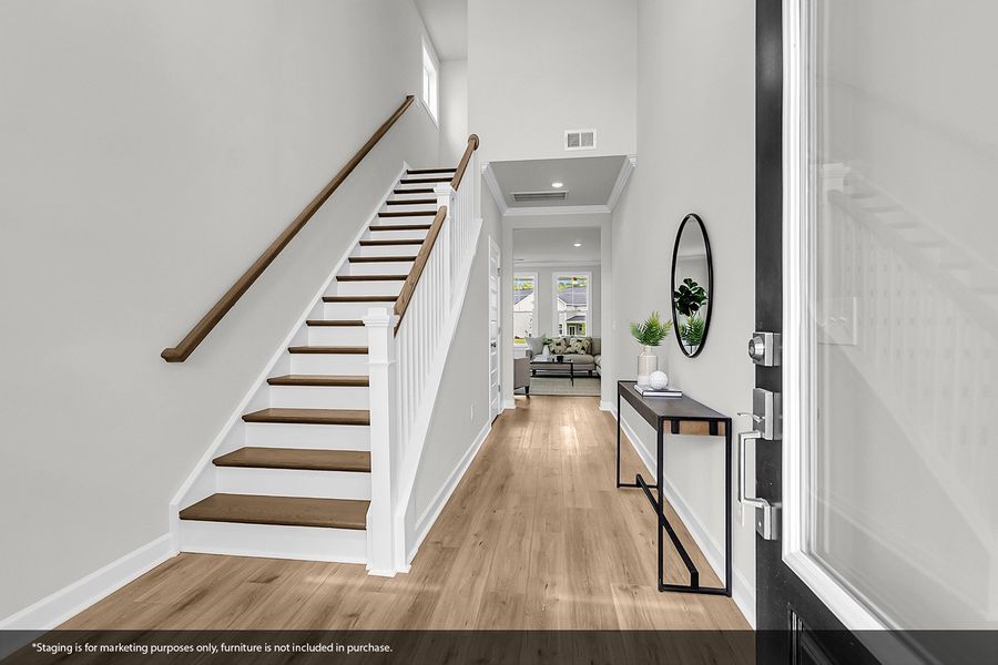 Furnished interior view inside a new home in Pineland Preserve, Summerville (Image 7).