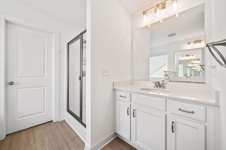 Furnished interior view inside a new home in , Dallas (Image 39).