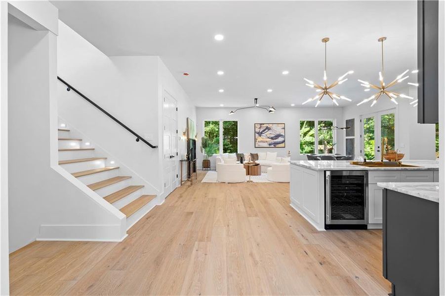 Furnished interior view inside a new home in , Atlanta (Image 95). Furnished interior view inside a new home in , Atlanta (Image 95).