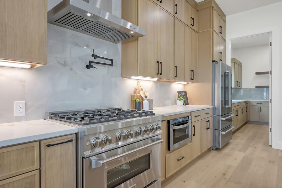 Furnished interior view inside a new home in , Willis (Image 9).