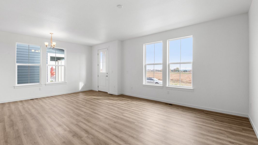 Furnished interior view inside a new home in Timnath Lakes, Timnath (Image 9).