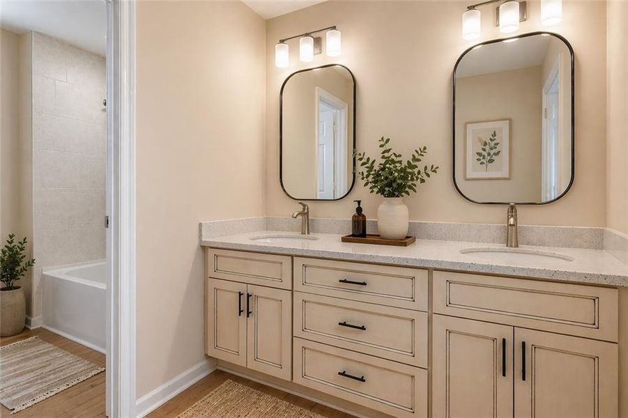 Furnished interior view inside a new home in , Taylorsville (Image 11).