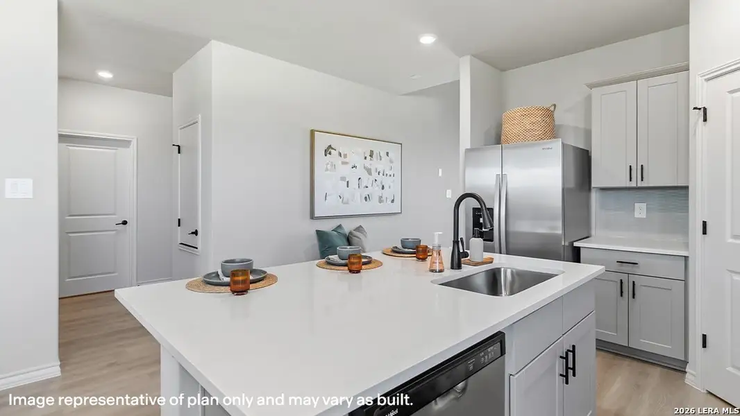 Furnished interior view inside a new home in , Mico (Image 8).