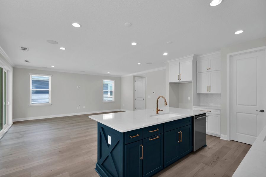 Representative furnished interior of a home built from the Miramar by Riverside Homes in Mariposa at EverRange, Jacksonville (Image 55).