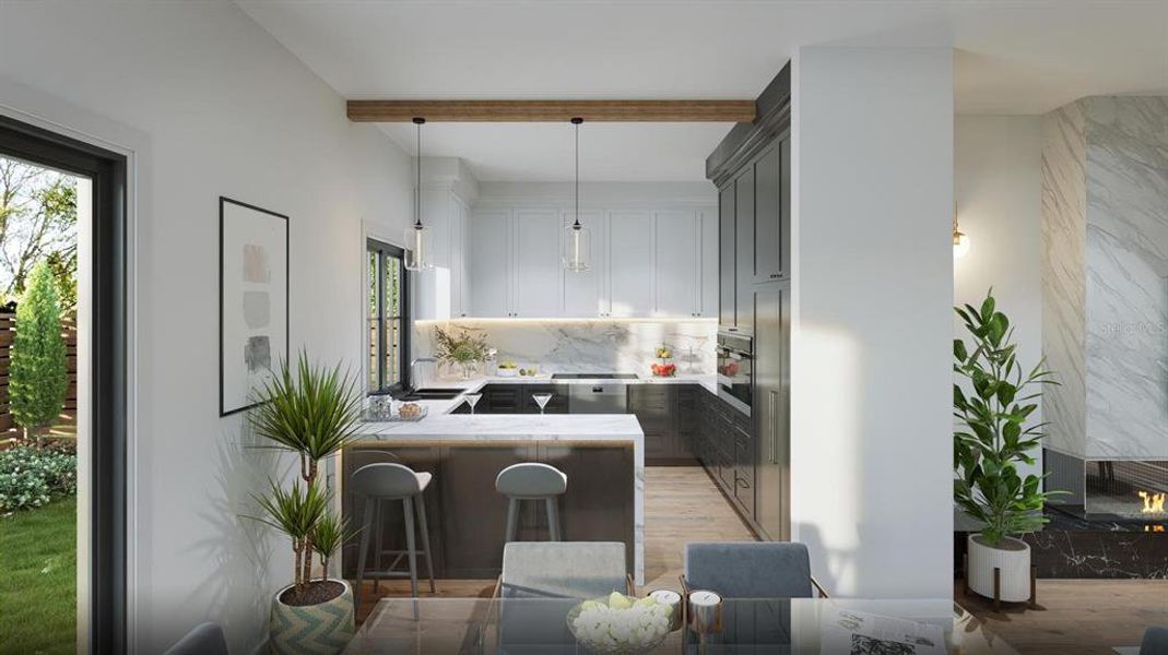 Furnished interior view inside a new home in , Eustis (Image 3).