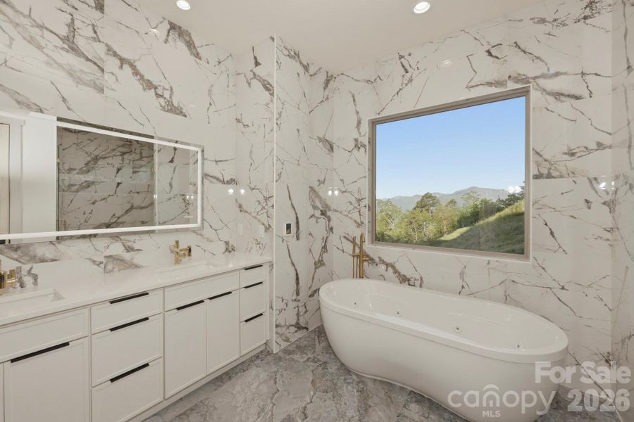 Furnished interior view inside a new home in , Lake Lure (Image 11).