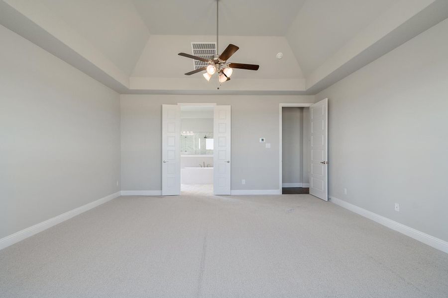 Primary Bedroom | Concept 3634 at Hidden Creek Estates in Van Alstyne, TX by Landsea Homes