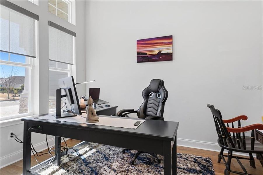 Furnished interior view inside a new home in Oakmont, Gainesville (Image 27). Furnished interior view inside a new home in Oakmont, Gainesville (Image 27).