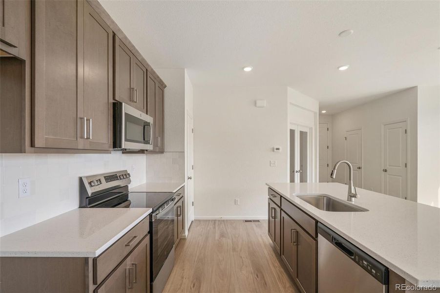 Furnished interior view inside a new home in Windler Villas, Aurora (Image 13).