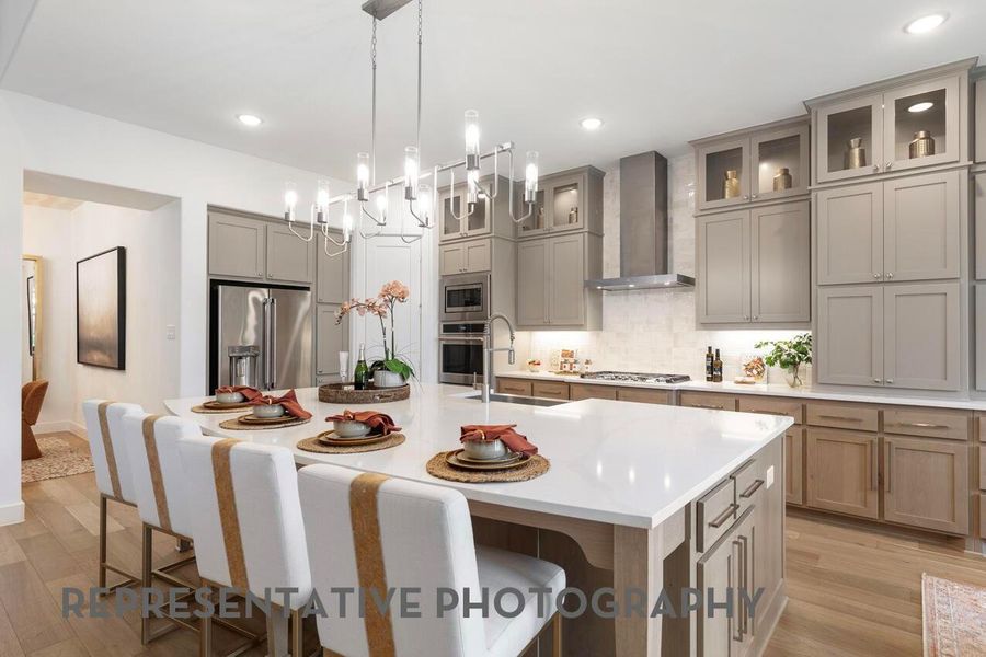 Furnished interior view inside a new home in Cross Creek West, Fulshear (Image 34).