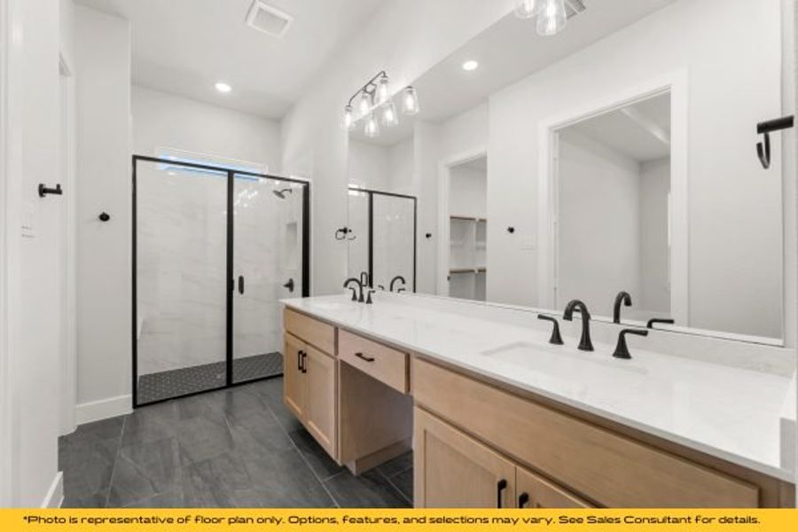 Representative furnished interior of a home built from the The Catalina by Stonefield Homes in The Highlands, Rockwall (Image 71).