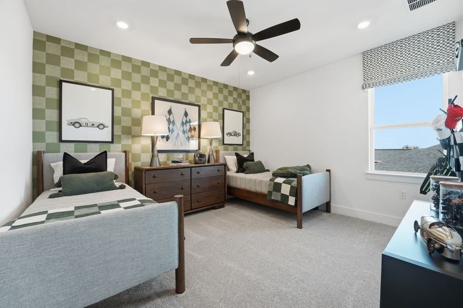 Furnished interior view inside a new home in Travisso, Leander (Image 20).