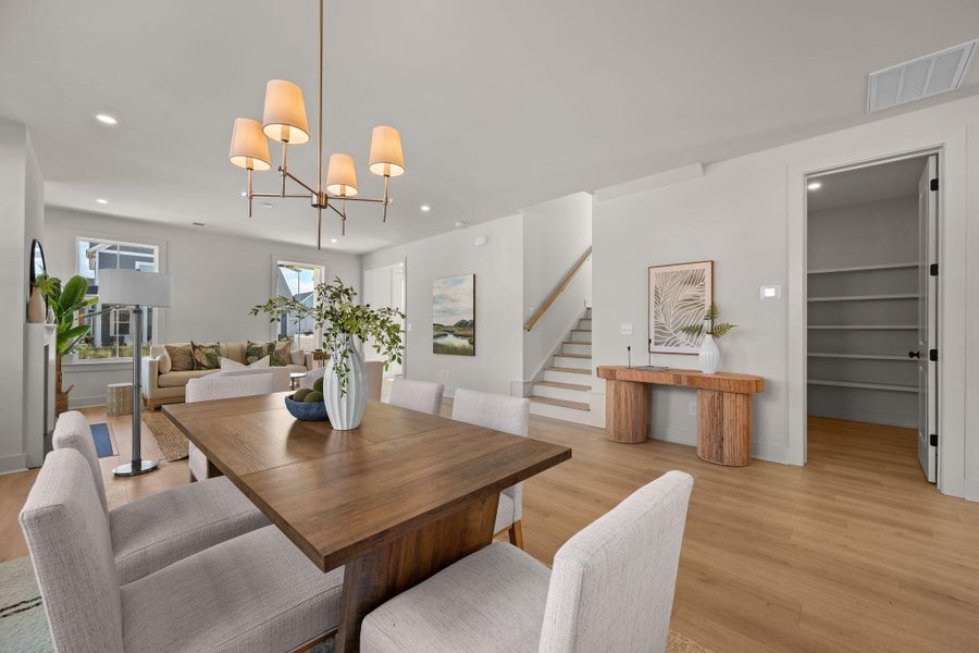 Furnished interior view inside a new home in , Summerville (Image 8).