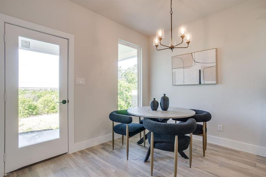 Furnished interior view inside a new home in , White Settlement (Image 5).