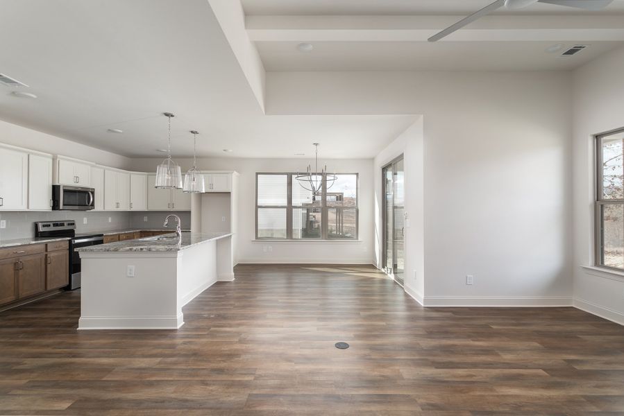 Representative unfurnished interior of a home built from the The Camden by Greentech Homes LLC in The Thicket at Sedman Hills, Hixson (Image 9).