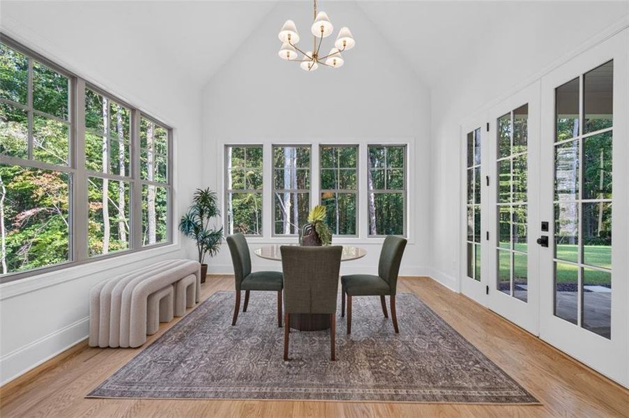 Furnished interior view inside a new home in , Woodstock (Image 13).