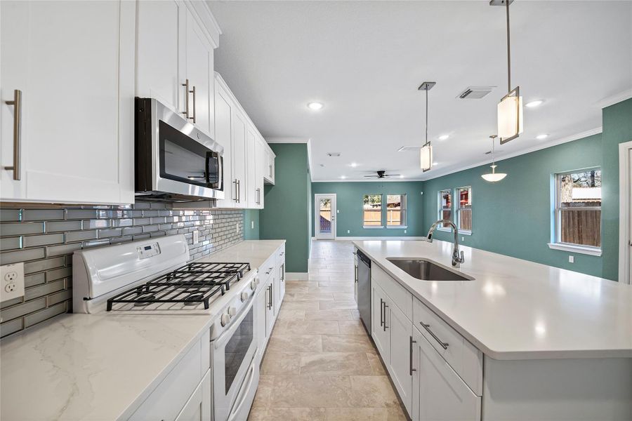 Furnished interior view inside a new home in , Houston (Image 4).
