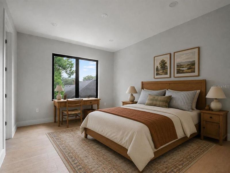 Furnished interior view inside a new home in , Orlando (Image 16).