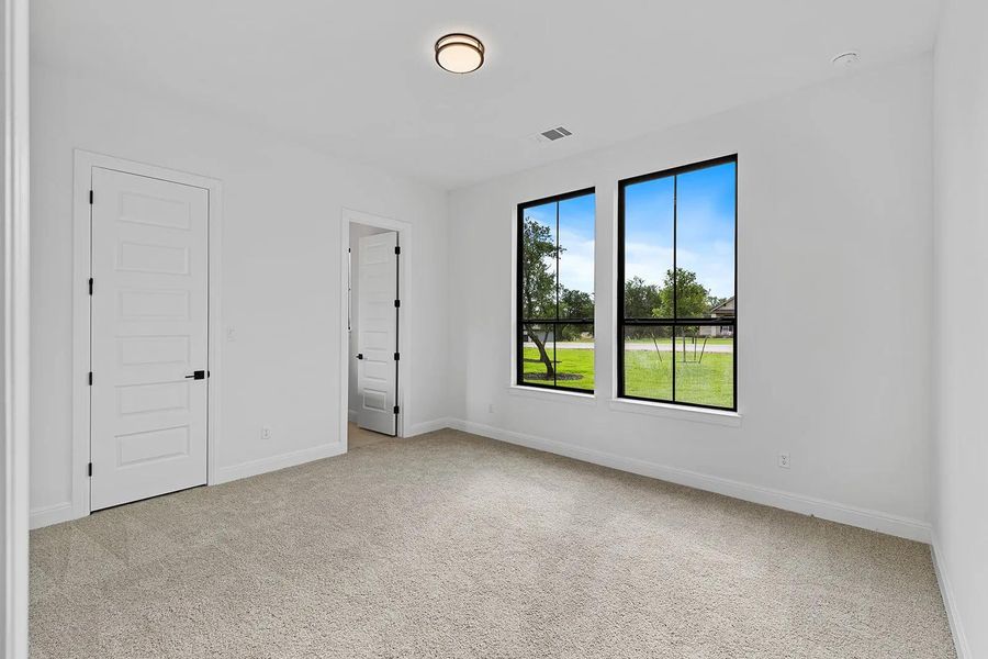 Spacious, unfurnished interior of a new home in Northgate Ranch, Liberty Hill (Image 16). Spacious, unfurnished interior of a new home in Northgate Ranch, Liberty Hill (Image 16).