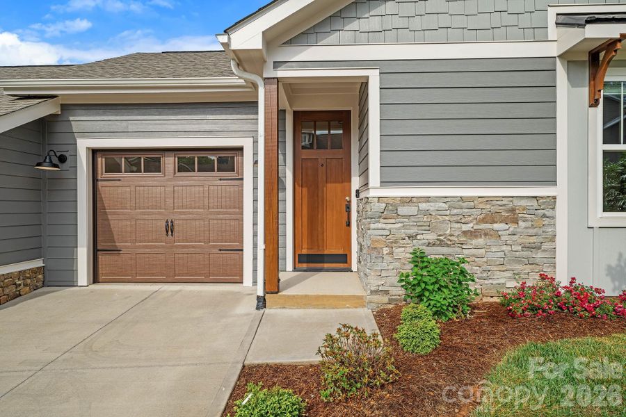 Exterior details and patio area of a home in , Arden (Image 4).