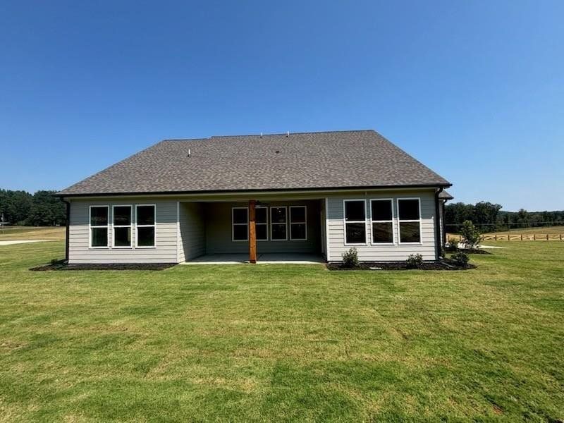 Exterior details and patio area of a home in Pinegate, Covington (Image 2). Exterior details and patio area of a home in Pinegate, Covington (Image 2).