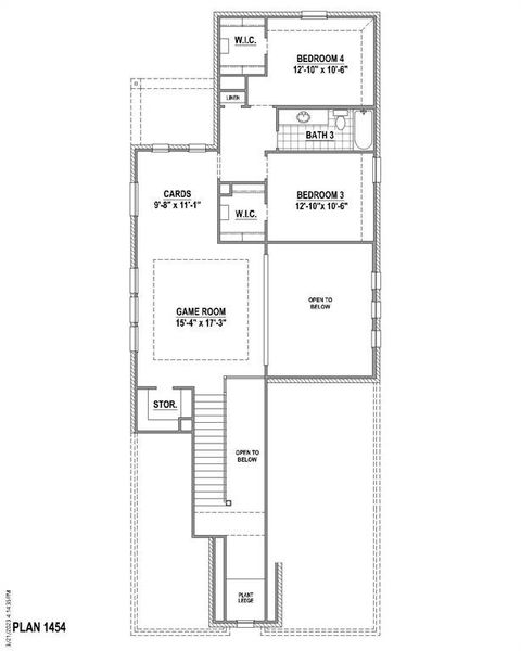 2nd Level Floor plan