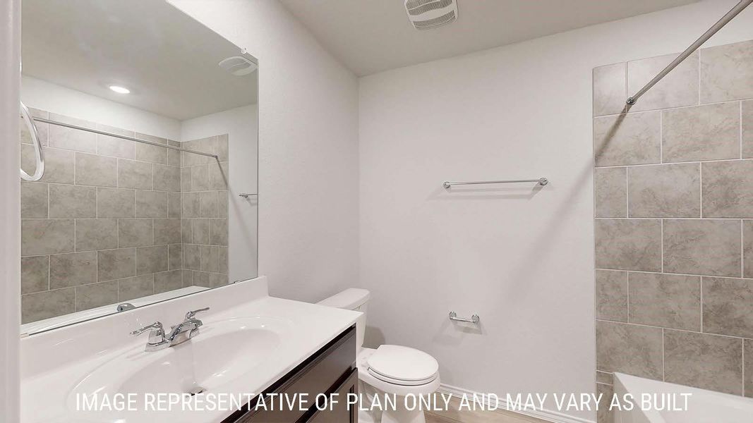 Furnished interior view inside a new home in Reserve at Mallard Lakes, Orange (Image 8).