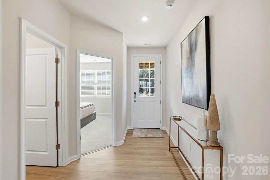 Furnished interior view inside a new home in Waxhaw Landing, Monroe (Image 25).