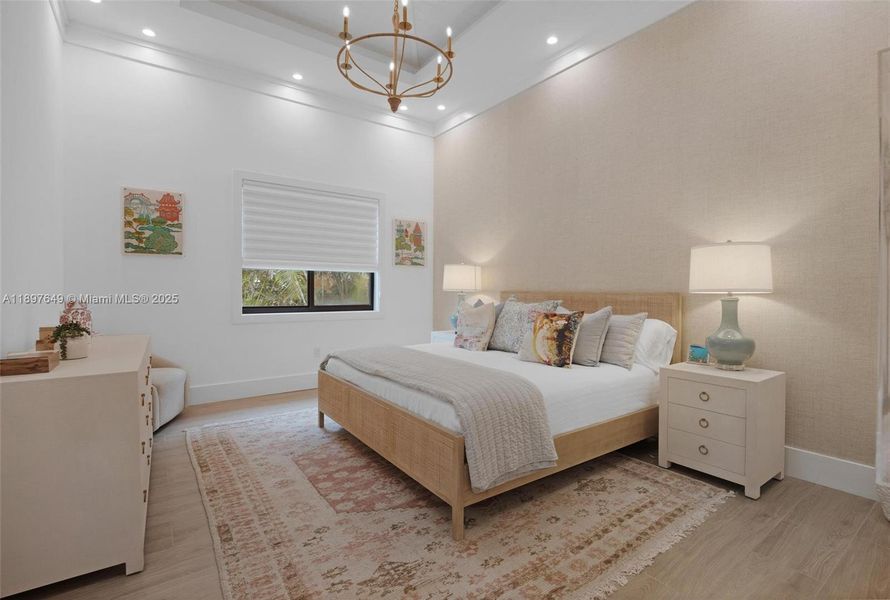 Furnished interior view inside a new home in , Key Largo (Image 32).