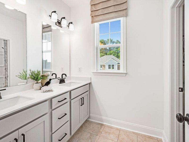 Furnished interior view inside a new home in Bailey Fence, Dacula (Image 28).