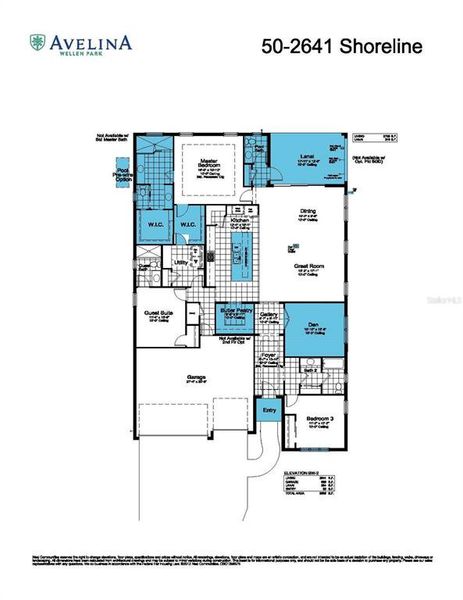 2D floor plan layout of this home in , Venice, FL (Image 2).