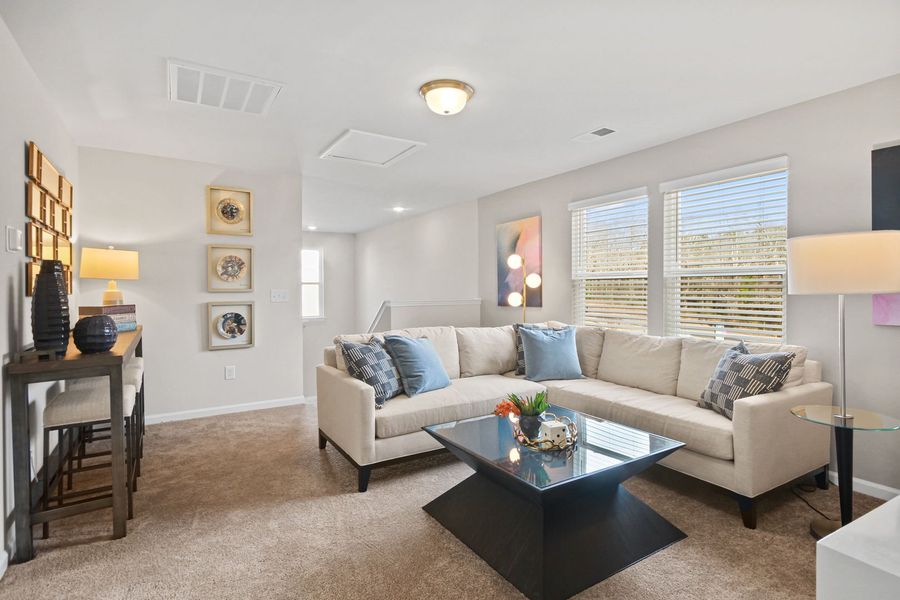 Representative furnished interior of a home built from the The Cade by Stanley Martin Homes in Westbriar Woods Single Family Homes, Spartanburg (Image 8).